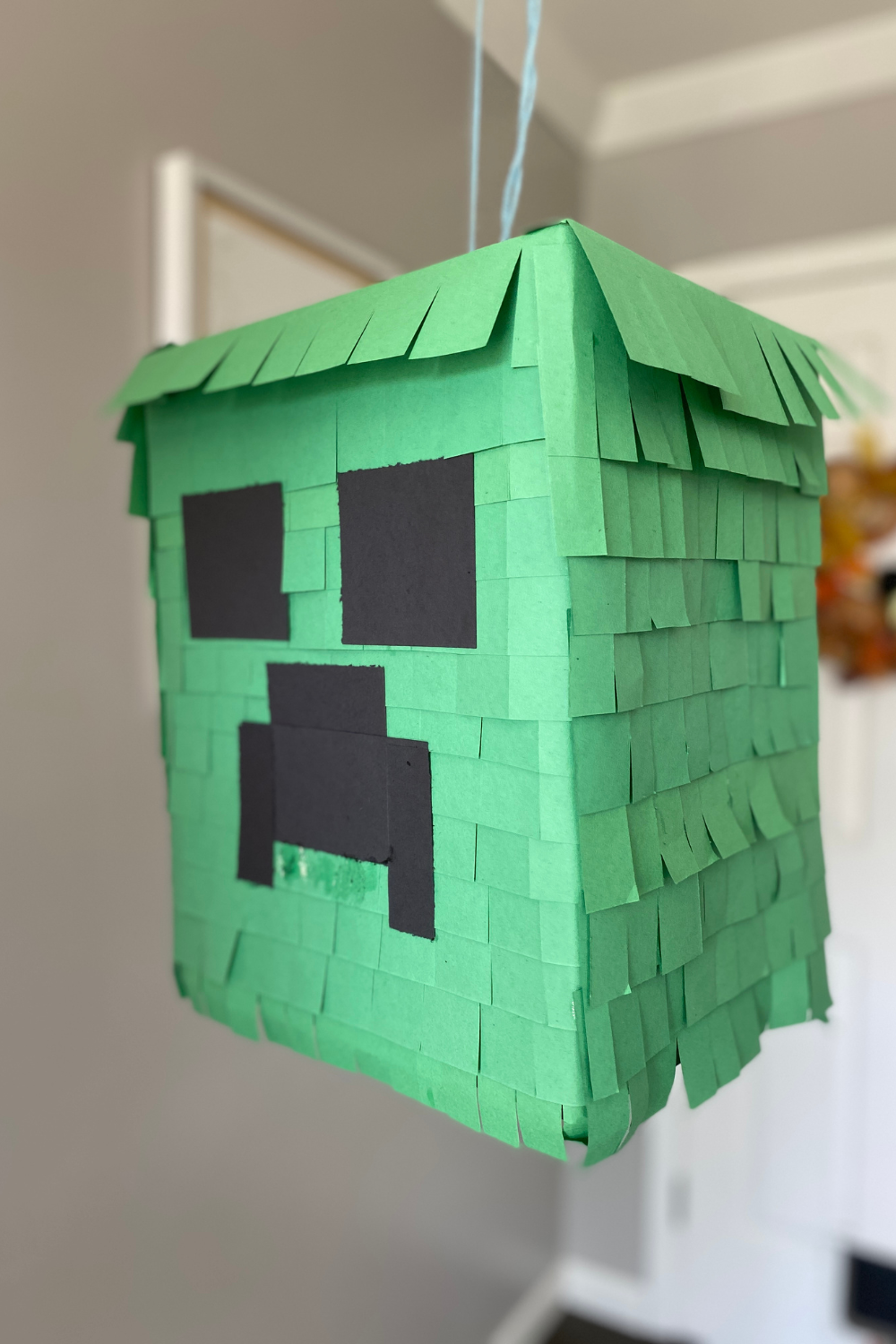 How To Make An Easy Diy Minecraft Creeper Pi Ata Free Pi Ata Filler