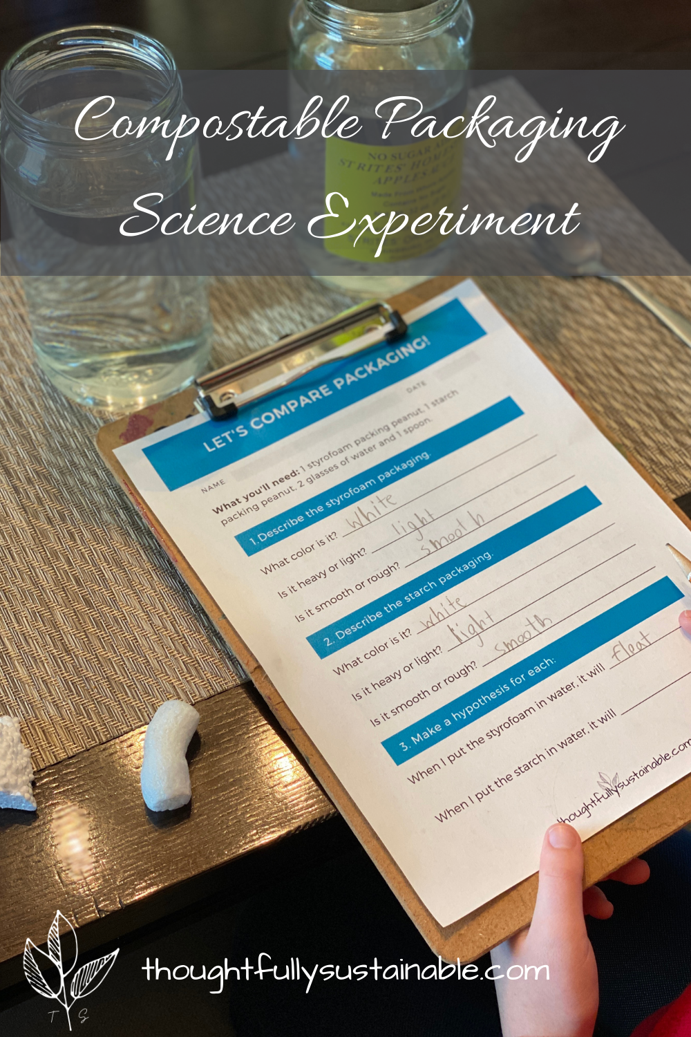 How to Conduct a Science Experiment with Packing Peanuts - Thoughtfully ...
