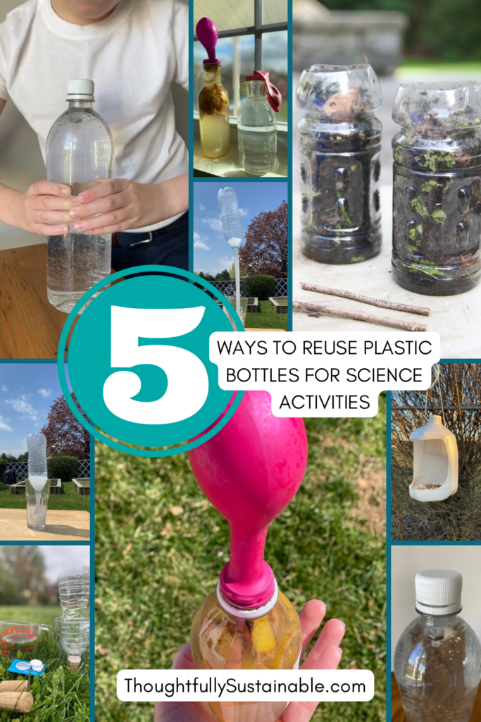 5 ways to reuse plastic bottles for science activities