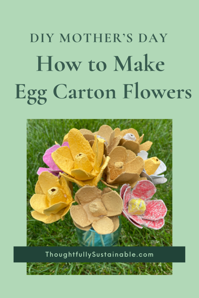 How to Make Pretty Egg Carton Flowers – Thoughtfully Sustainable