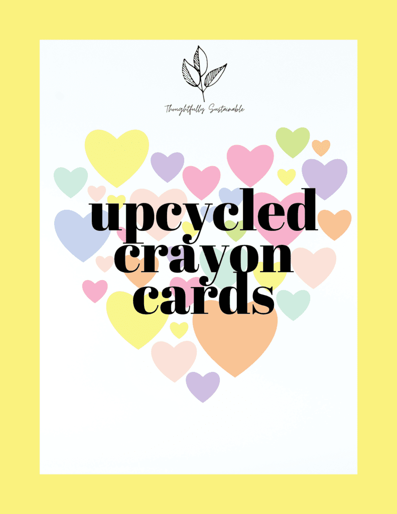 upcycled crayon cards