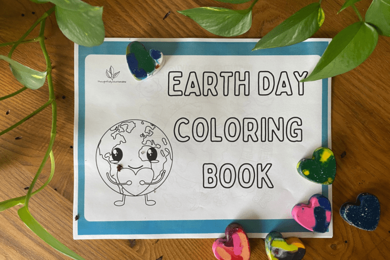 Celebrate Earth Day with a Printable Coloring Book for Kids