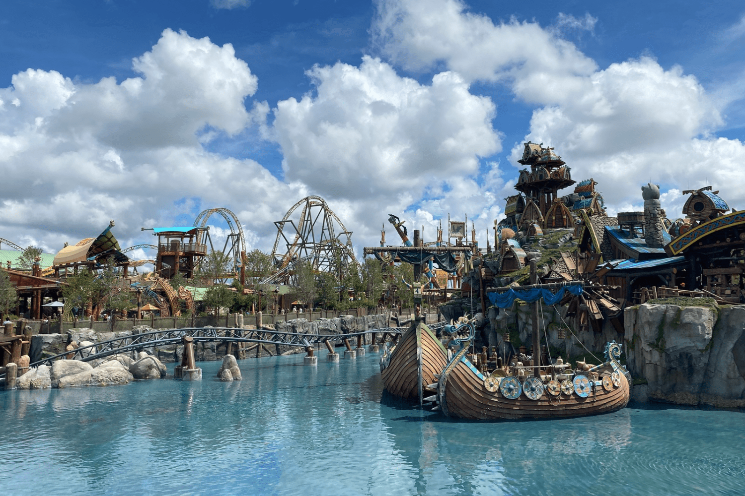 Isle of Berk at Epic Universe theme park in Universal Orlando